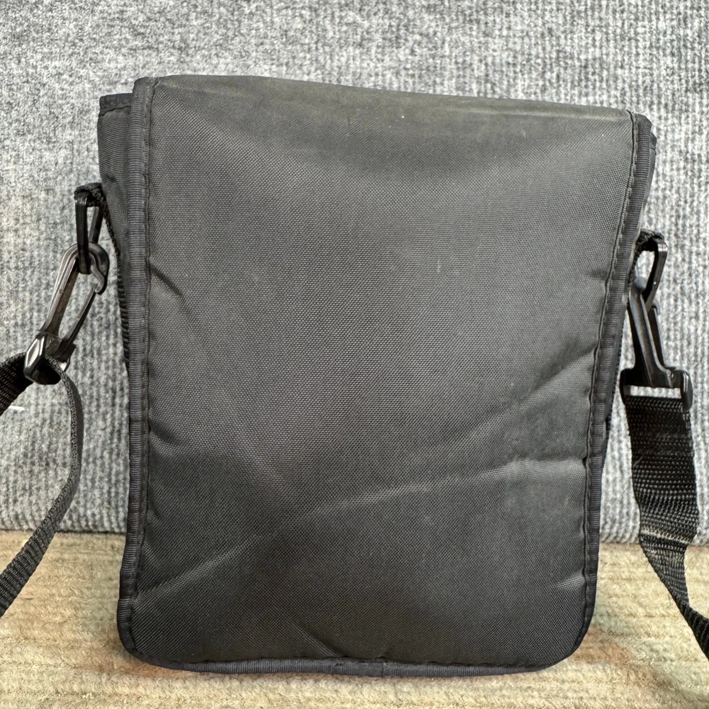 Nikon Camera Shoulder Bag Black Canvas Adjustable Strap Compact Carrying Case